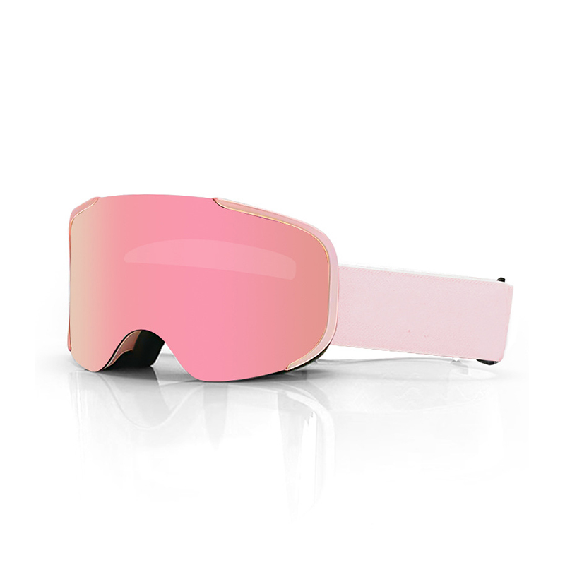 Lunettes de ski magnétiques à clapet, protection UV double couche, lunettes de soleil de sports de neige